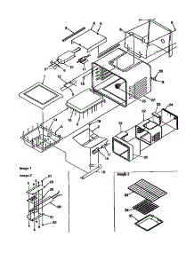 Cavity parts for Amana Gas Range ARG7301W-P1143328NW from AppliancePartsPros.com