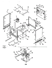 Cabinet parts for Amana Gas Range ARG7301W-P1143328NWW from AppliancePartsPros.com
