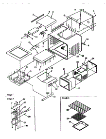 Cavity parts for Amana Gas Range ARG7301W-P1143330NWW from AppliancePartsPros.com