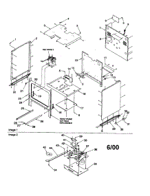 Cabinet parts for Amana Gas Range ARG7302WW-P1143391NWW from AppliancePartsPros.com