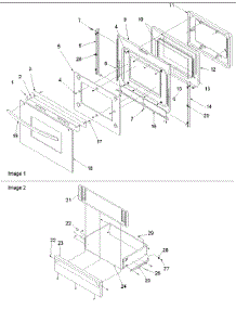 Oven Door And Storage Door parts for Amana Gas Range ARG7303LL-P1143379NLL from AppliancePartsPros.com