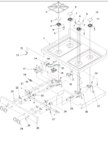 Main Top parts for Amana Gas Range ARG7303LL-P1143392NLL from AppliancePartsPros.com