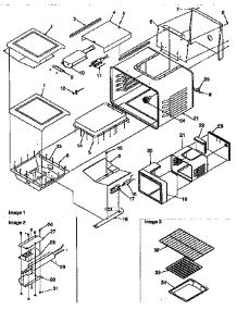 Cavity parts for Amana Gas Range ARG7600L-P1141298NL from AppliancePartsPros.com