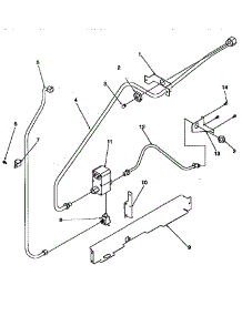 Gas Supply parts for Amana Gas Range ARG7600L-P1141298NL from AppliancePartsPros.com