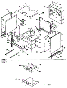 Cabinet parts for Amana Gas Range ARG7600L-P1143321NL from AppliancePartsPros.com