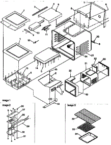 Cavity parts for Amana Gas Range ARG7600L-P1143321NL from AppliancePartsPros.com