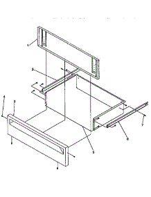 Storage Door parts for Amana Gas Range ARG7600L-P1143321NL from AppliancePartsPros.com