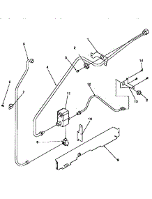 Gas Supply parts for Amana Gas Range ARG7600L-P1143321NL from AppliancePartsPros.com