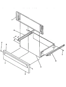 Storage Door parts for Amana Gas Range ARG7600LL-P1141298NLL from AppliancePartsPros.com