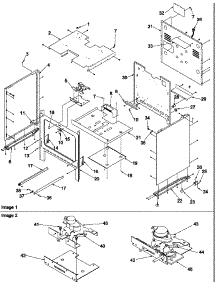 Cabinet parts for Amana Gas Range ARG7600LL-P1143339NLL from AppliancePartsPros.com