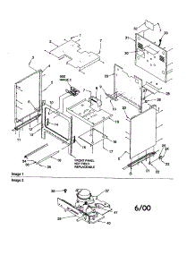 Cabinet parts for Amana Gas Range ARG7600LL-P1143384NLL from AppliancePartsPros.com