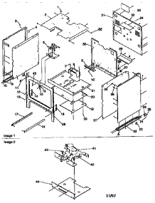Cabinet parts for Amana Gas Range ARG7600WW-P1141298NWW from AppliancePartsPros.com
