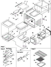 Cavity parts for Amana Gas Range ARG7600WW-P1143364NWW from AppliancePartsPros.com