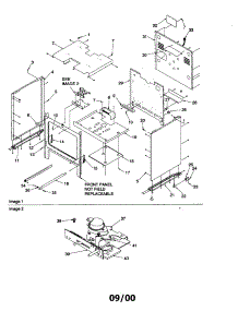 Cabinet parts for Amana Gas Range ARG7800CC-P1143388NCC from AppliancePartsPros.com