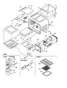 Cavity parts for Amana Gas Range ARG7800SS-P1143385NSS from AppliancePartsPros.com