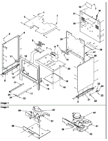 Cabinet parts for Amana Gas Range ARG7800WW-P1143326NWW from AppliancePartsPros.com