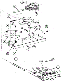 Door Lock Section parts for Amana Electric Range ARH660 from AppliancePartsPros.com