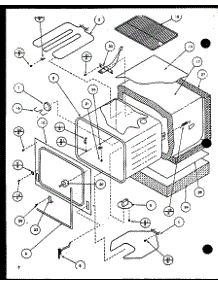 Main Body parts for Amana Electric Range ARH660-P8577204S from AppliancePartsPros.com