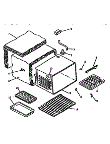 Oven Assembly parts for Amana Electric Range ARH660E-P1167404SE from AppliancePartsPros.com