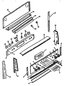 Backguard Parts parts for Amana Electric Range ARH660E-P1167404SE from AppliancePartsPros.com