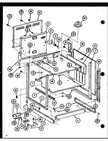 Cabinet Parts parts for Amana Electric Range ARR-401/P85312-10S from AppliancePartsPros.com