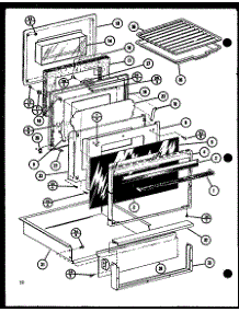 (Arr-405 / P85621-3S) parts for Amana Electric Range ARR-401/P85312-8S from AppliancePartsPros.com