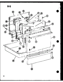 Door parts for Amana Electric Range ARR301-P85312-2S from AppliancePartsPros.com