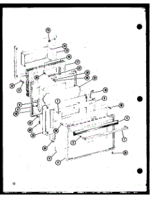 Door parts for Amana Electric Range ARR303-P85511-2S from AppliancePartsPros.com