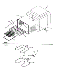 Cavity parts for Amana Electric Range ARR3100L-P1143494NL from AppliancePartsPros.com