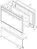 Oven Door And Decorative Panel