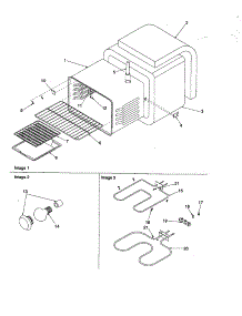 Cavity parts for Amana Electric Range ARR3400L-P1143832NL from AppliancePartsPros.com