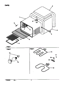 Cavity parts for Amana Electric Range ARR6202W-P1143606NW from AppliancePartsPros.com