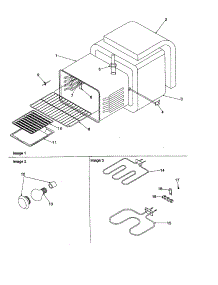 Cavity parts for Amana Electric Range ARR6202W-P1143684NW from AppliancePartsPros.com