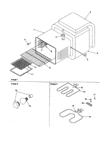 Cavity parts for Amana Electric Range ARR6220C-P1143808NC from AppliancePartsPros.com