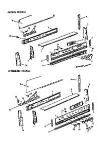 Control Panel Parts parts for Amana Electric Range ARR625L-P1130970NL from AppliancePartsPros.com