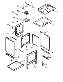 Oven parts for Amana Electric Range ARR626W-P1143408NW from AppliancePartsPros.com