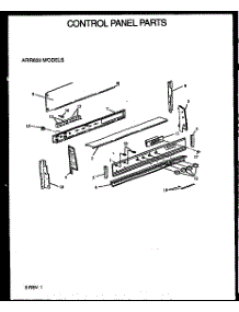 Control Panel Parts (Arr633e / P1157907se) parts for Amana Electric Range ARR633E-P1157907SE from AppliancePartsPros.com