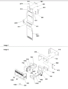 Ice Maker / Control Assy parts for Amana Side-By-Side Refrigerator ARS2304AB-PARS2304AB0 from AppliancePartsPros.com