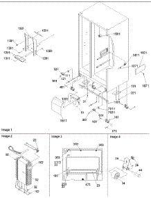Drain, Rollers & Evap Assy parts for Amana Side-By-Side Refrigerator ARS2367AW-PARS2367AW0 from AppliancePartsPros.com