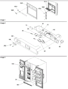 Facade Dispenser Cover, Elect Brkt Assy parts for Amana Side-By-Side Refrigerator ARS236XAW-PARS236XAW0 from AppliancePartsPros.com