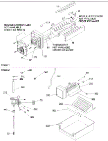 Ice Maker Parts & Add On Ice Maker Kit parts for Amana Side-By-Side Refrigerator ARS2604AC-PARS2604AC0 from AppliancePartsPros.com