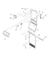Freezer Lighting / Freezer Back parts for Amana Side-By-Side Refrigerator ARS2606BB-PARS2606BB0 from AppliancePartsPros.com
