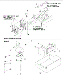 Optional Ice Maker Ic10s R0156806 parts for Amana Side-By-Side Refrigerator ARS2606BC-PARS2606BC0 from AppliancePartsPros.com