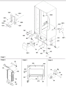 Drain, Rollers & Evap Assy parts for Amana Side-By-Side Refrigerator ARS2663AC-PARS2663AC0 from AppliancePartsPros.com