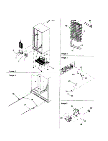 Evaporator / Drier / Rollers parts for Amana Side-By-Side Refrigerator ARS2667BS-PARS2667BS0 from AppliancePartsPros.com