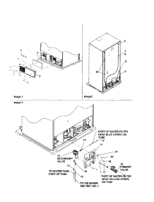 Cabinet Back parts for Amana Side-By-Side Refrigerator ARS2667BS-PARS2667BS0 from AppliancePartsPros.com