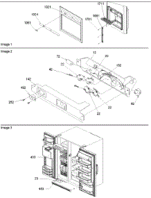 Facade Dispenser Cover, Elect Brkt Assy parts for Amana Side-By-Side Refrigerator ARS266XAW-PARS266XAW0 from AppliancePartsPros.com