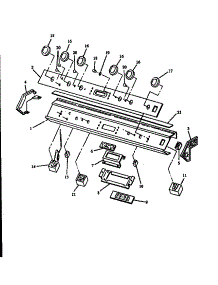 Control Panel Parts parts for Amana Electric Range ARS635W-P1113805S from AppliancePartsPros.com