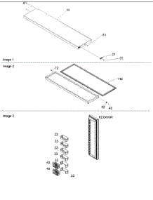 Freezer Door parts for Amana Side-By-Side Refrigerator ARS9107AW-PARS9107AW0 from AppliancePartsPros.com