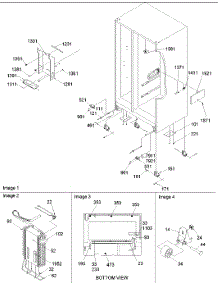 Drain, Rollers & Evaporator parts for Amana Side-By-Side Refrigerator ARS9107AW-PARS9107AW0 from AppliancePartsPros.com